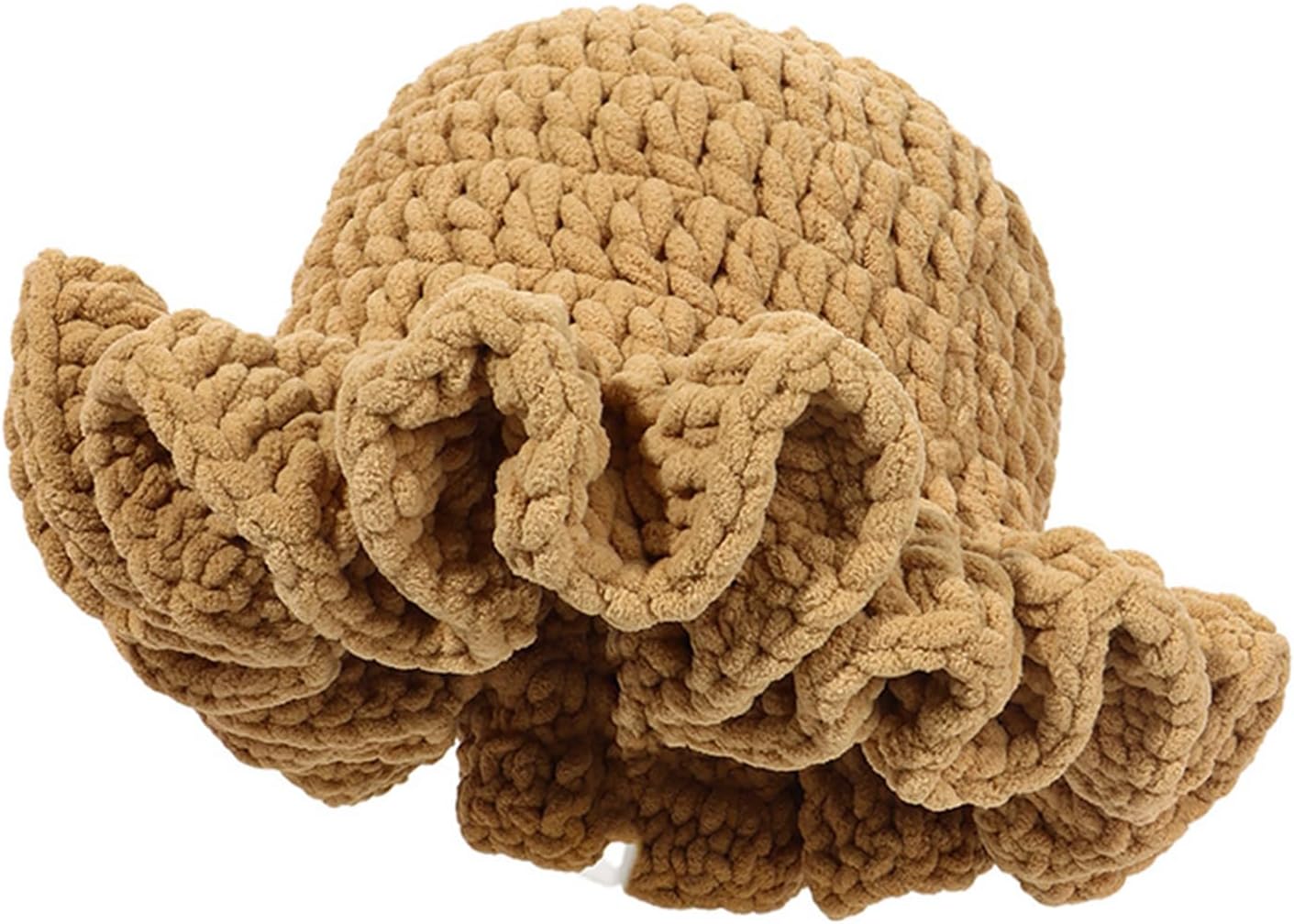 専用 Sugri 小花のモチーフ付きチュールフリルクローシュ 黒 未使用